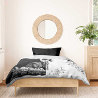 Czech Republic Bedding Set White Lion With Rose - Wonder Print Shop