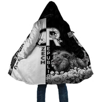 Czech Republic Cloak White Lion With Rose - Wonder Print Shop