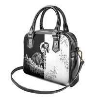 Czech Republic Shoulder Handbag White Lion With Rose - Wonder Print Shop