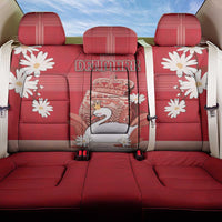 Denmark Back Car Seat Cover Mute Swan With Symbol - Wonder Print Shop