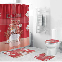 Denmark Bathroom Set Mute Swan With Symbol - Wonder Print Shop