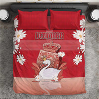 Denmark Bedding Set Mute Swan With Symbol - Wonder Print Shop