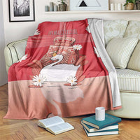 Denmark Blanket Mute Swan With Symbol - Wonder Print Shop