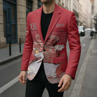 Personalized Denmark Blazer Mute Swan With Symbol - Wonder Print Shop