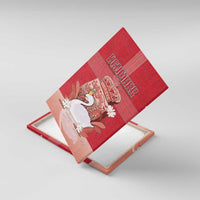 Denmark Canvas Wall Art Mute Swan With Symbol - Wonder Print Shop