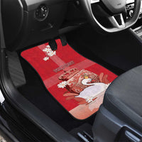 Denmark Car Mats Mute Swan With Symbol - Wonder Print Shop