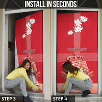 Denmark Door Cover Mute Swan With Symbol - Wonder Print Shop