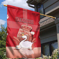 Denmark Garden Flag Mute Swan With Symbol - Wonder Print Shop