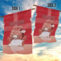 Denmark Garden Flag Mute Swan With Symbol - Wonder Print Shop