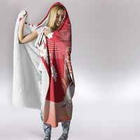 Denmark Hooded Blanket Mute Swan With Symbol - Wonder Print Shop