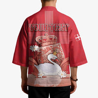 Personalized Denmark Kimono Mute Swan With Symbol - Wonder Print Shop