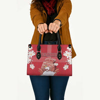 Denmark Leather Bag Mute Swan With Symbol - Wonder Print Shop