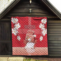 Denmark Quilt Mute Swan With Symbol - Wonder Print Shop