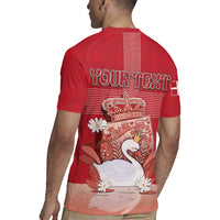 Personalized Denmark Rugby Jersey Mute Swan With Symbol - Wonder Print Shop