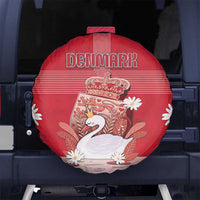 Denmark Spare Tire Cover Mute Swan With Symbol - Wonder Print Shop