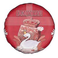 Denmark Spare Tire Cover Mute Swan With Symbol - Wonder Print Shop
