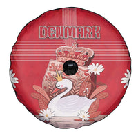Denmark Spare Tire Cover Mute Swan With Symbol - Wonder Print Shop