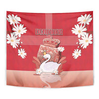Denmark Tapestry Mute Swan With Symbol - Wonder Print Shop