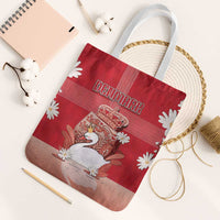 Denmark Tote Bag Mute Swan With Symbol - Wonder Print Shop