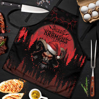 Merry Krampus Apron Dark Grunge Christmas - Wonder Print Shop