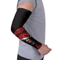 Merry Krampus Arm Sleeves Dark Grunge Christmas - Wonder Print Shop