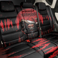 Merry Krampus Back Car Seat Cover Dark Grunge Christmas - Wonder Print Shop