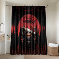 Merry Krampus Bathroom Set Dark Grunge Christmas - Wonder Print Shop