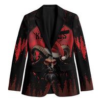 Merry Krampus Blazer Dark Grunge Christmas - Wonder Print Shop