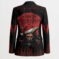 Merry Krampus Blazer Dark Grunge Christmas - Wonder Print Shop
