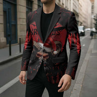 Merry Krampus Blazer Dark Grunge Christmas - Wonder Print Shop