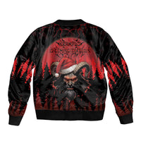 Merry Krampus Bomber Jacket Dark Grunge Christmas - Wonder Print Shop