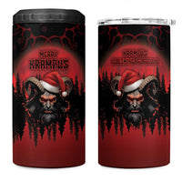Merry Krampus 4 in 1 Can Cooler Tumbler Dark Grunge Christmas - Wonder Print Shop