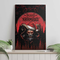 Merry Krampus Canvas Wall Art Dark Grunge Christmas - Wonder Print Shop