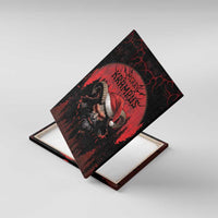 Merry Krampus Canvas Wall Art Dark Grunge Christmas - Wonder Print Shop