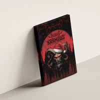 Merry Krampus Canvas Wall Art Dark Grunge Christmas - Wonder Print Shop