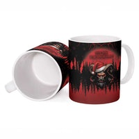 Merry Krampus Ceramic Mug Dark Grunge Christmas - Wonder Print Shop
