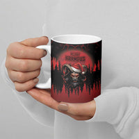 Merry Krampus Ceramic Mug Dark Grunge Christmas - Wonder Print Shop