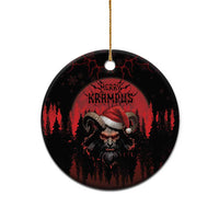 Merry Krampus Ceramic Ornament Dark Grunge Christmas - Wonder Print Shop