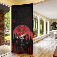 Merry Krampus Door Cover Dark Grunge Christmas - Wonder Print Shop