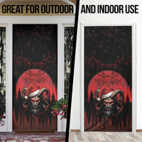 Merry Krampus Door Cover Dark Grunge Christmas - Wonder Print Shop