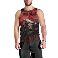 Merry Krampus Men Tank Top Dark Grunge Christmas - Wonder Print Shop