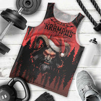 Merry Krampus Men Tank Top Dark Grunge Christmas - Wonder Print Shop
