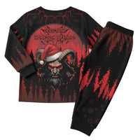 Merry Krampus Christmas Pajama Set Dark Grunge Christmas - Wonder Print Shop