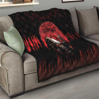 Merry Krampus Quilt Dark Grunge Christmas - Wonder Print Shop