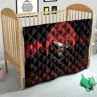 Merry Krampus Quilt Dark Grunge Christmas - Wonder Print Shop