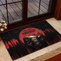 Merry Krampus Rubber Doormat Dark Grunge Christmas - Wonder Print Shop