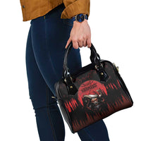 Merry Krampus Shoulder Handbag Dark Grunge Christmas - Wonder Print Shop