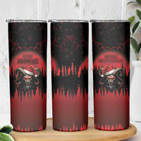 Merry Krampus Skinny Tumbler Dark Grunge Christmas - Wonder Print Shop