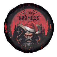 Merry Krampus Spare Tire Cover Dark Grunge Christmas - Wonder Print Shop