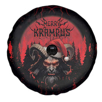 Merry Krampus Spare Tire Cover Dark Grunge Christmas - Wonder Print Shop